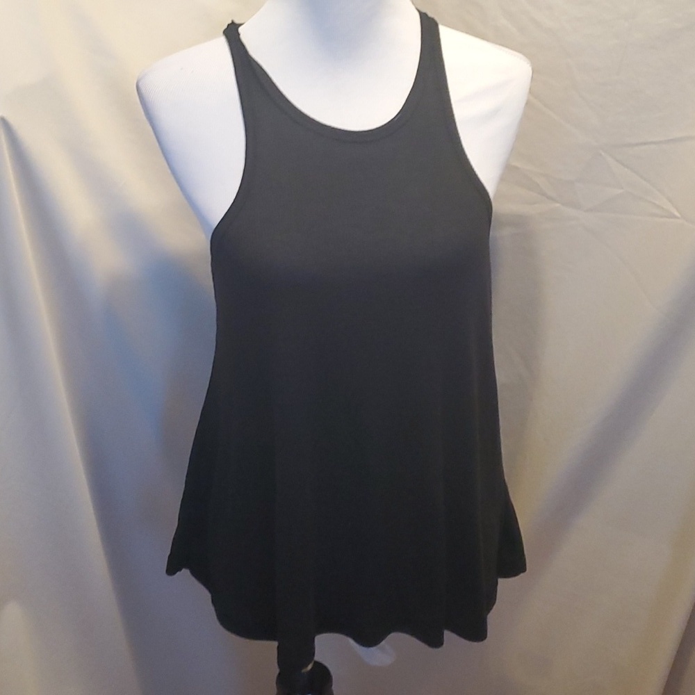 Free People Black Racerback Tank SZ SM